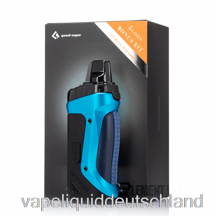 Geek Vape Aegis Boost 40 W Pod Mod Kit Le Bonus Kit – Allmächtiger Blauer Vape Deutschland